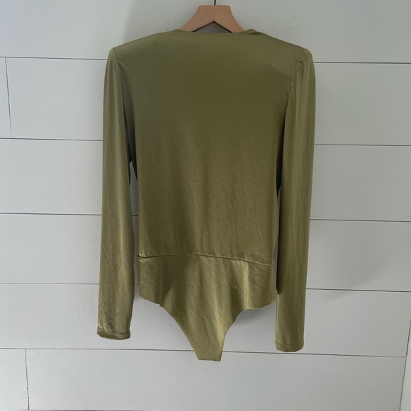 Bronx & Banco x Revolve Bodysuit in Olive - Picture 4 of 12